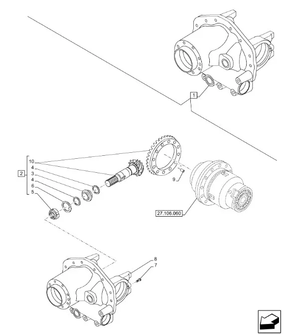 51618357 - Редукторная пара
