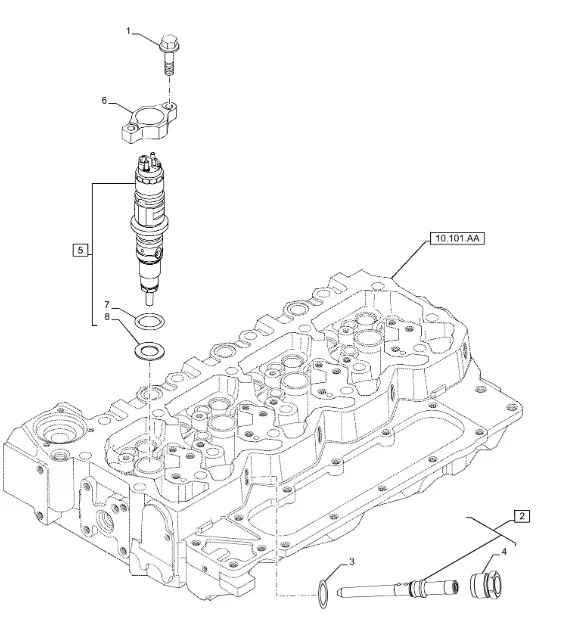 504091504 - Топливная форсунка